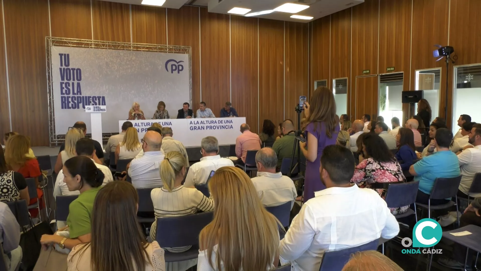 Los populares celebran su junta directiva provincial en el Parador para evaluar las elecciones europeas. 