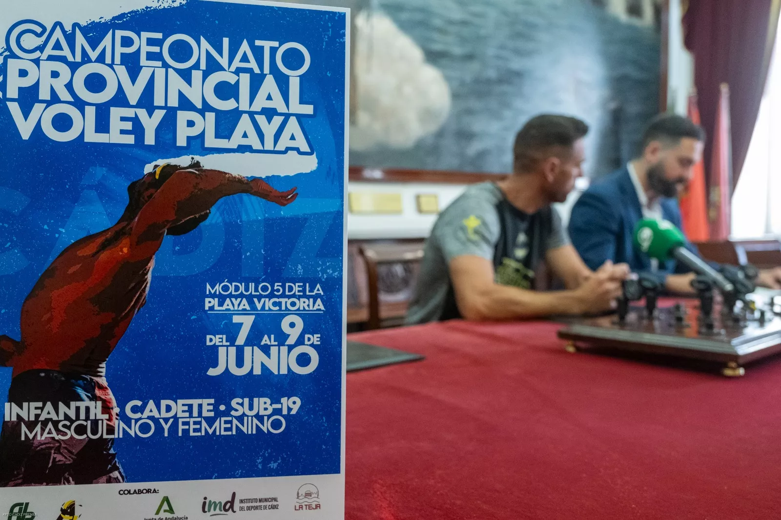 Detalle de la rueda de prensa de presentación de la cita deportiva