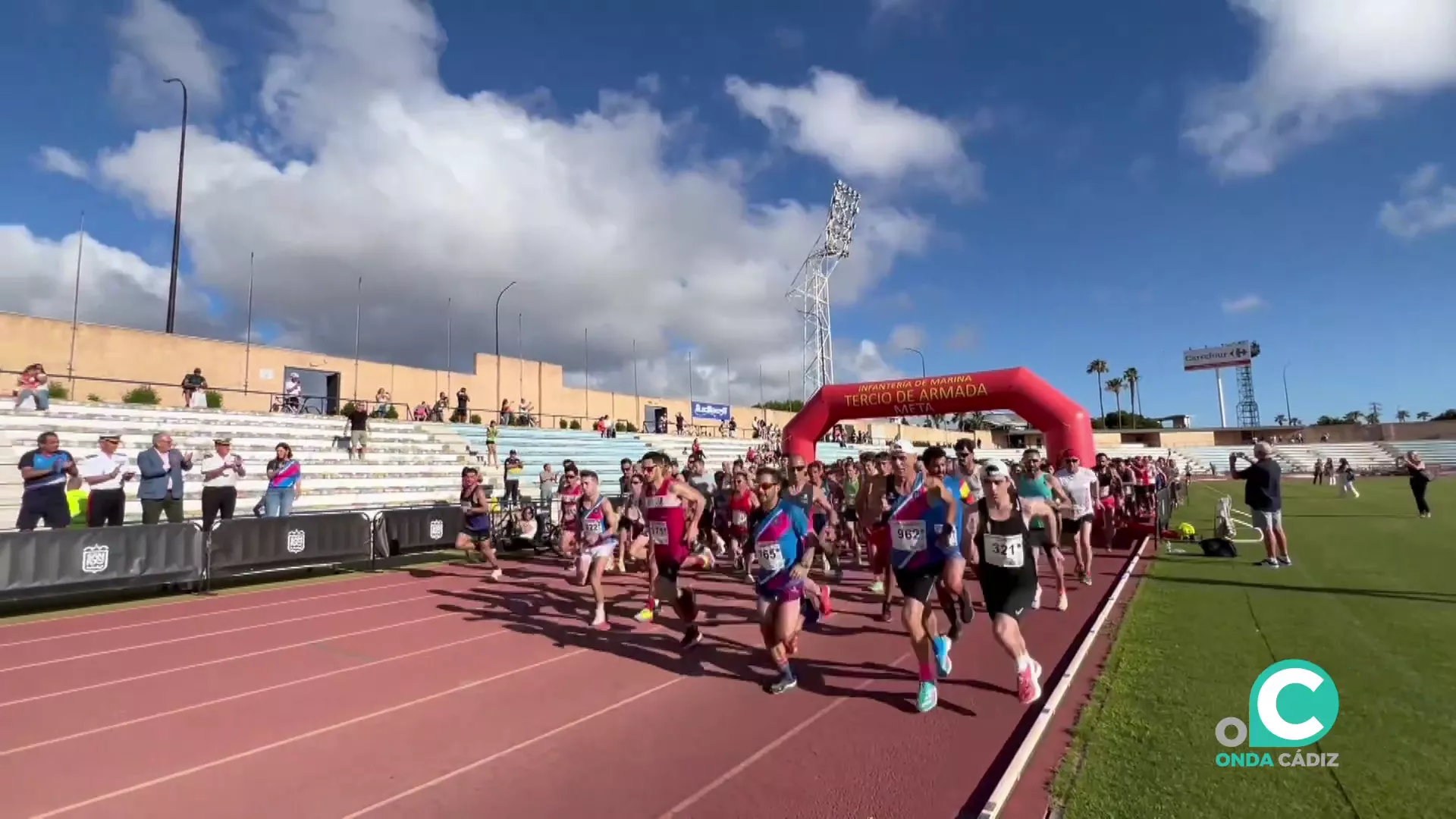 Salida del Memorial Carmona Páez una de las grandes clásicas pruebas gaditanas