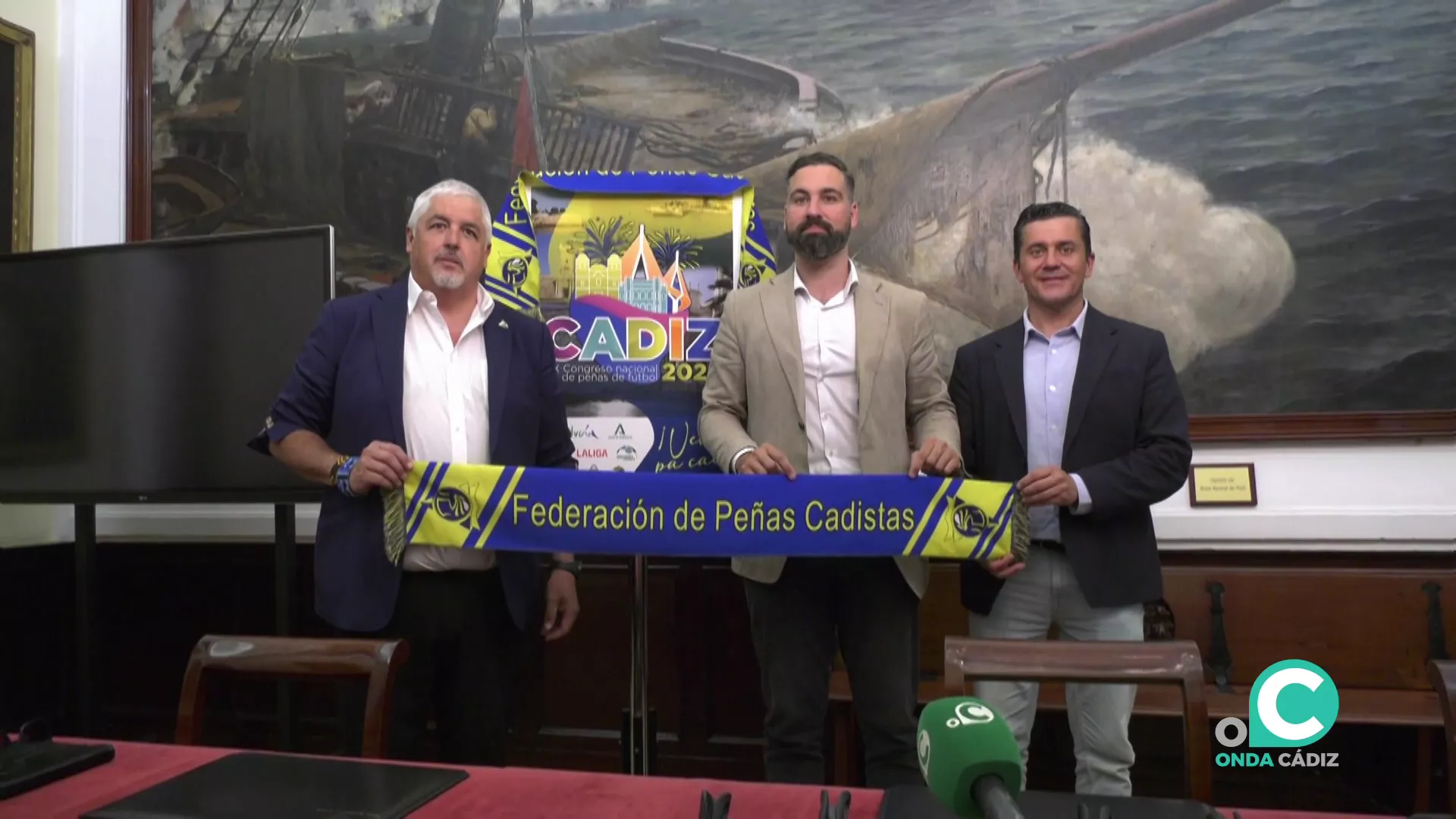 El concejal de Deportes, Carlos Lucero, junto con los organizadores en la presentación de la cita