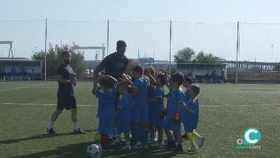 Las instalaciones de Elcano han acogido la primera edición del campus del futbolista