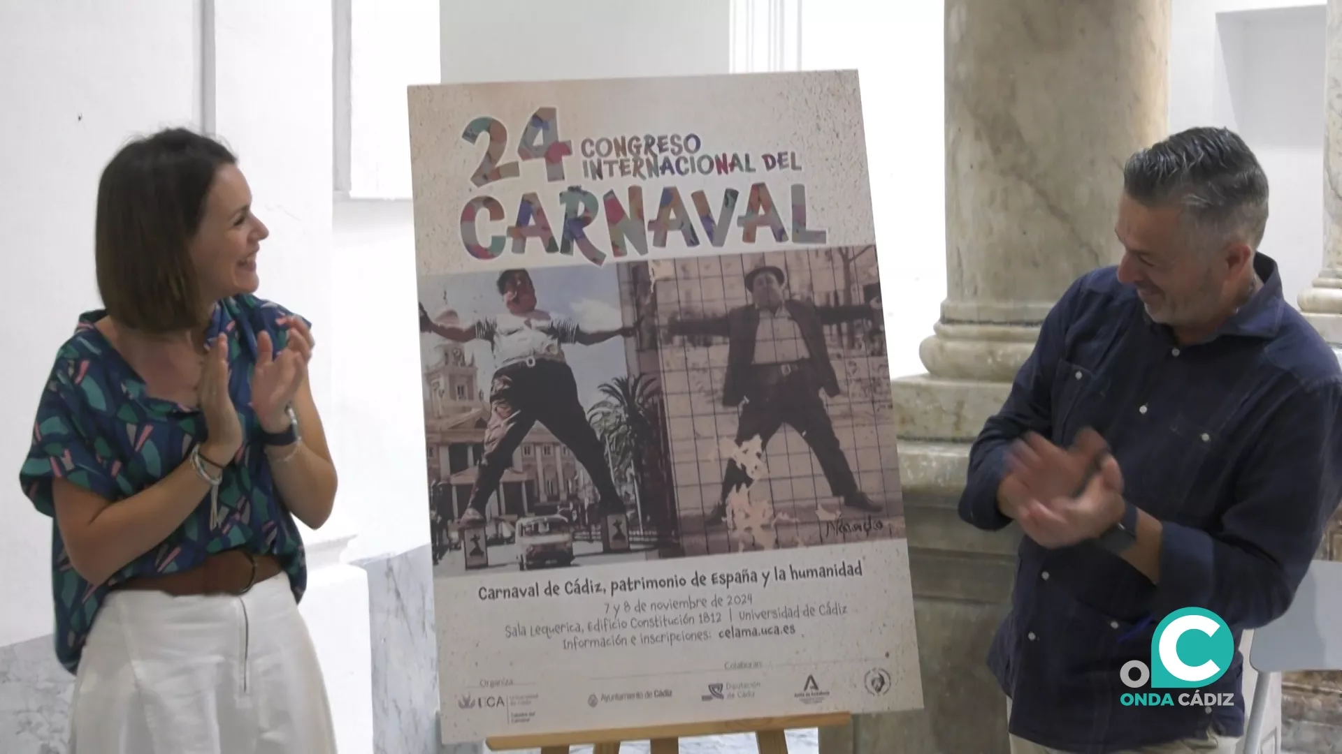 Este lunes se ha presentado el cartel del 24 Congreso Internacional del Carnaval de Cádiz.