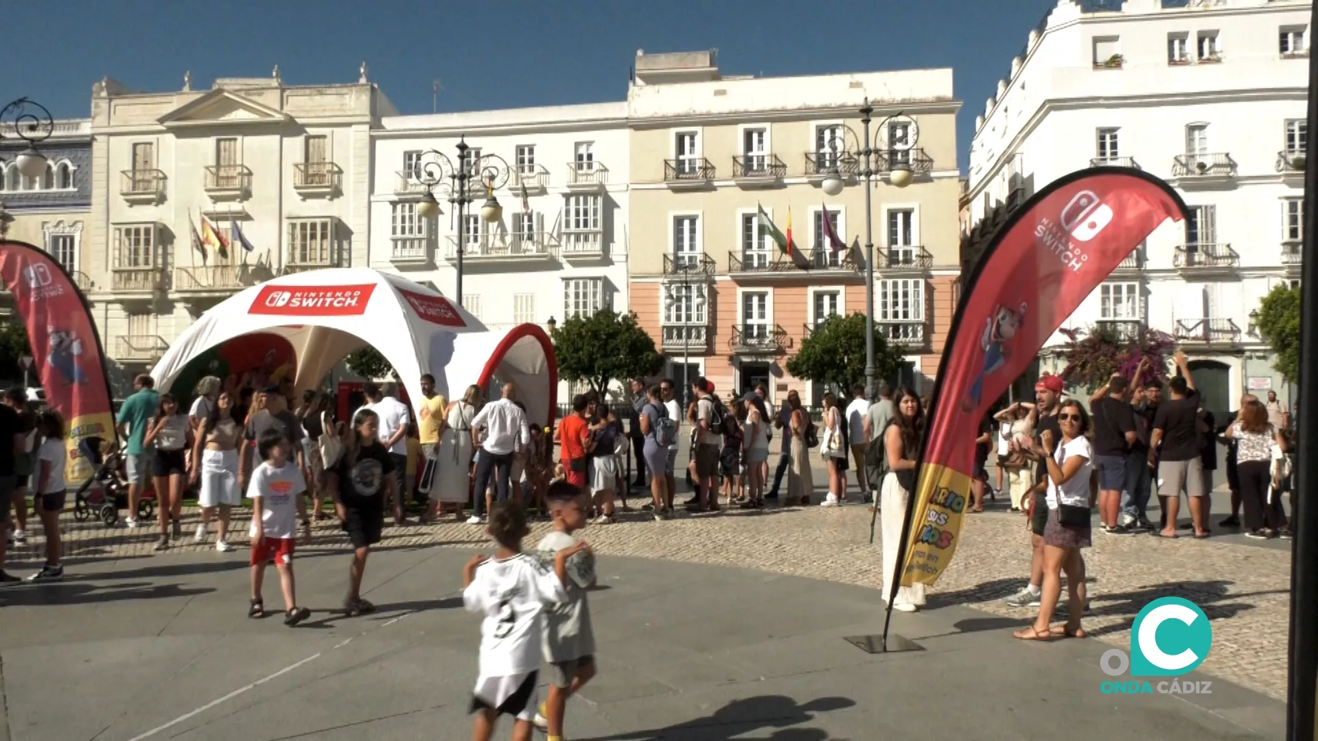 La Plaza de San Antonio acoge los días 1 y 2 de julio la primera parada del tour estival de Nintendo. 