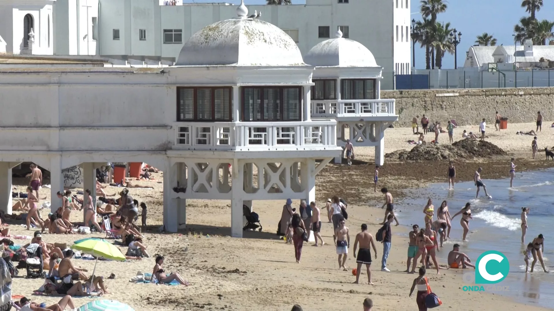 Imagen de la playa La Caleta. 