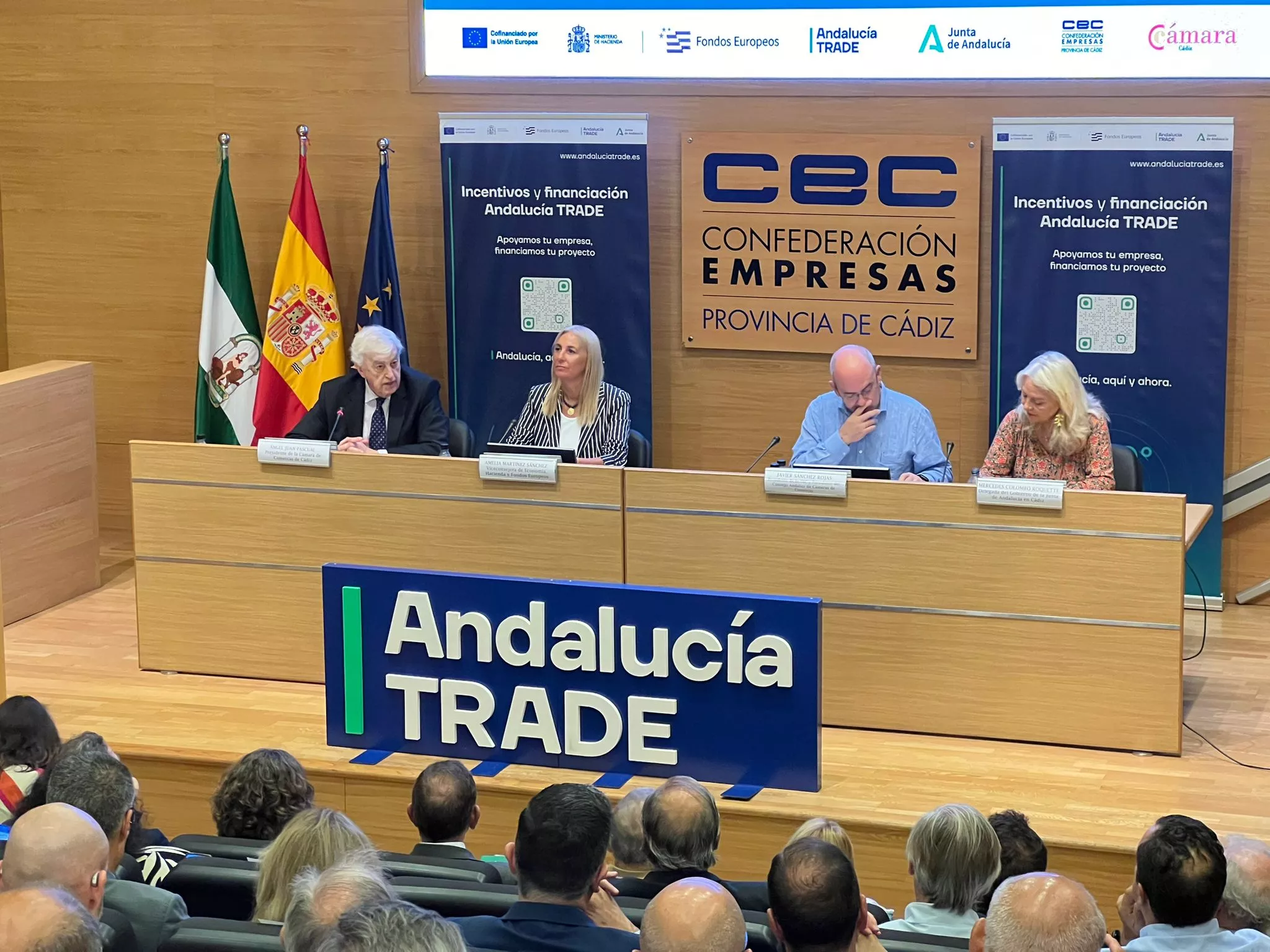 Acto de presentación de las ayudas TRADE de la Junta de Andalucía 