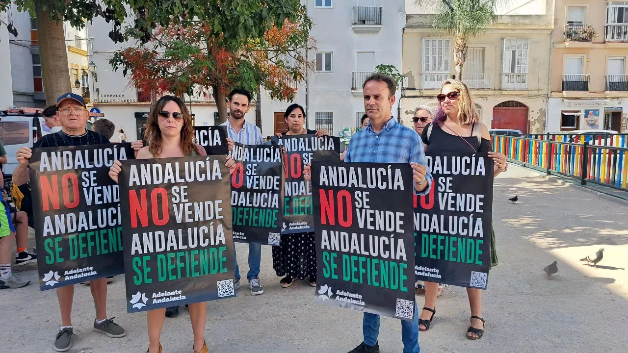 Lema de la protesta de la formación presentado en un acto en La Viña.