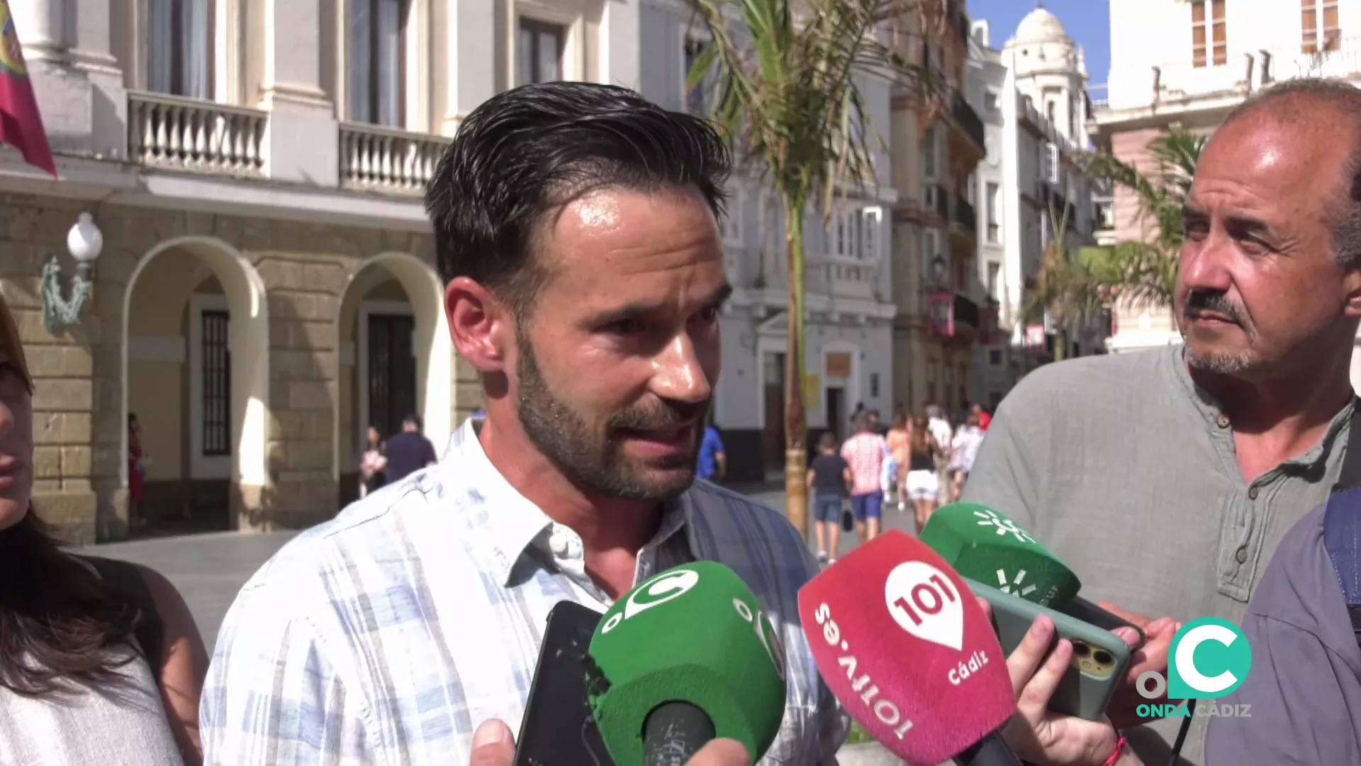 David de la Cruz, portavoz de Adelante Izquierda Gaditana en el Ayuntamiento de Cádiz