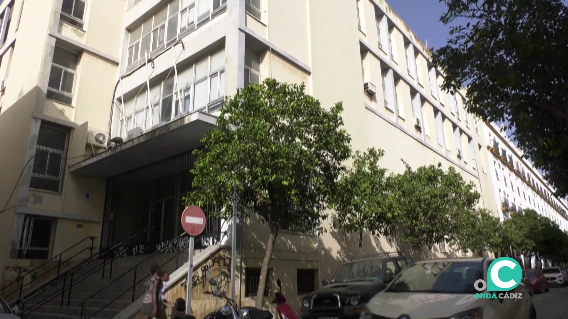 Estado del actual edificio situado en la calle Benito Pérez Galdos donde se ubicará un nuevo complejo 