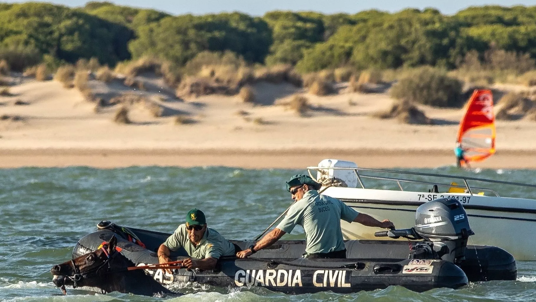 Una de las actuaciones de las fuerzas de seguridad en el Bajo Guía