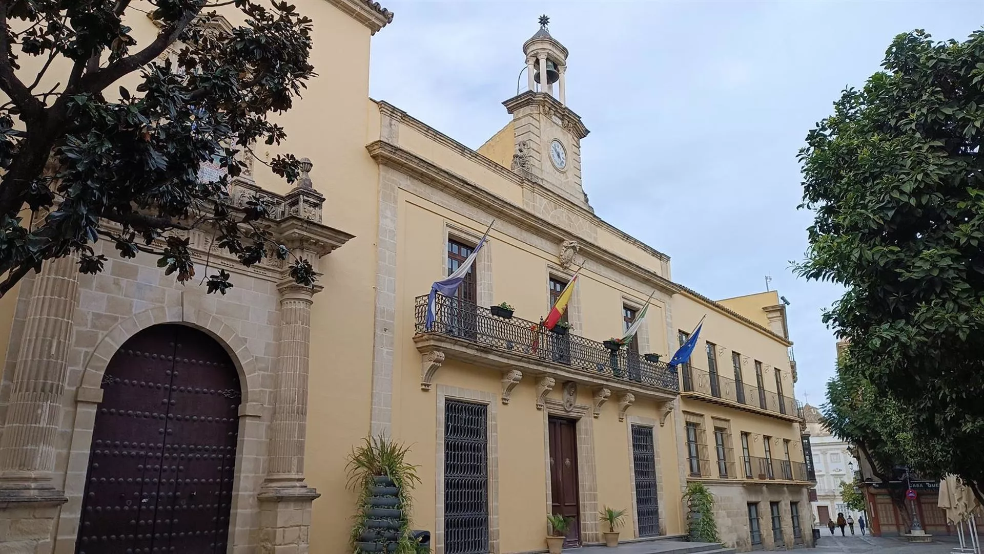 Fachada del consistorio jerezano