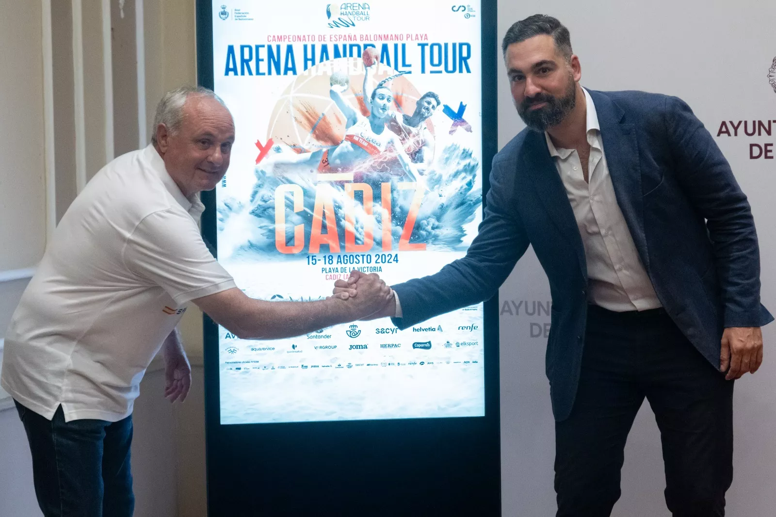 Momento de la presentación de la cita en el Ayuntamiento de Cádiz