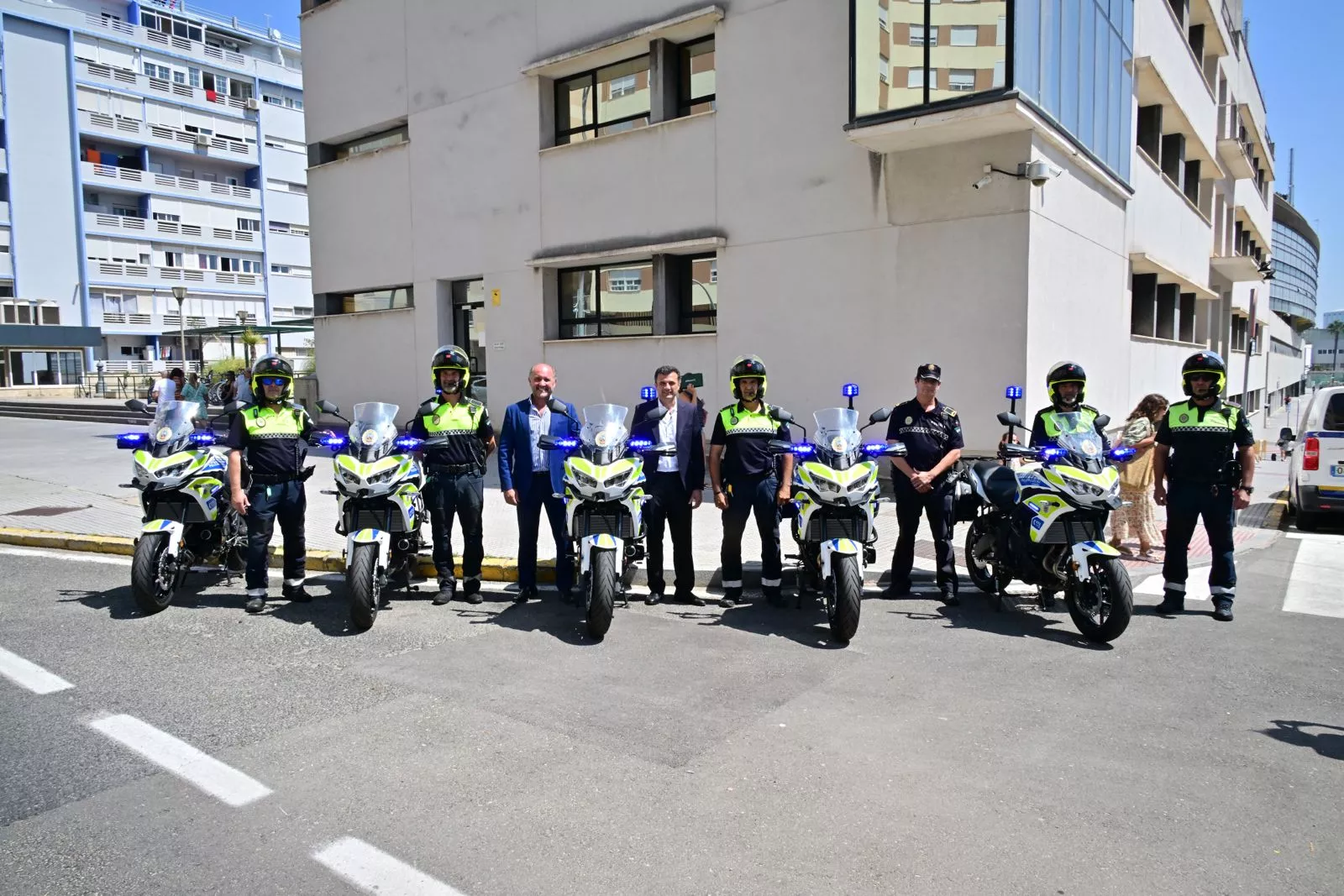 Las nuevas incorporaciones motorizadas que patrullaran las calles de la ciudad