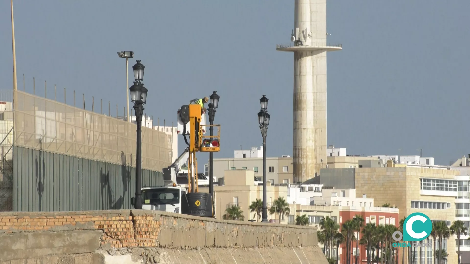 Los trabajos de rehabilitación de la muralla finalizarán antes de septiembre.