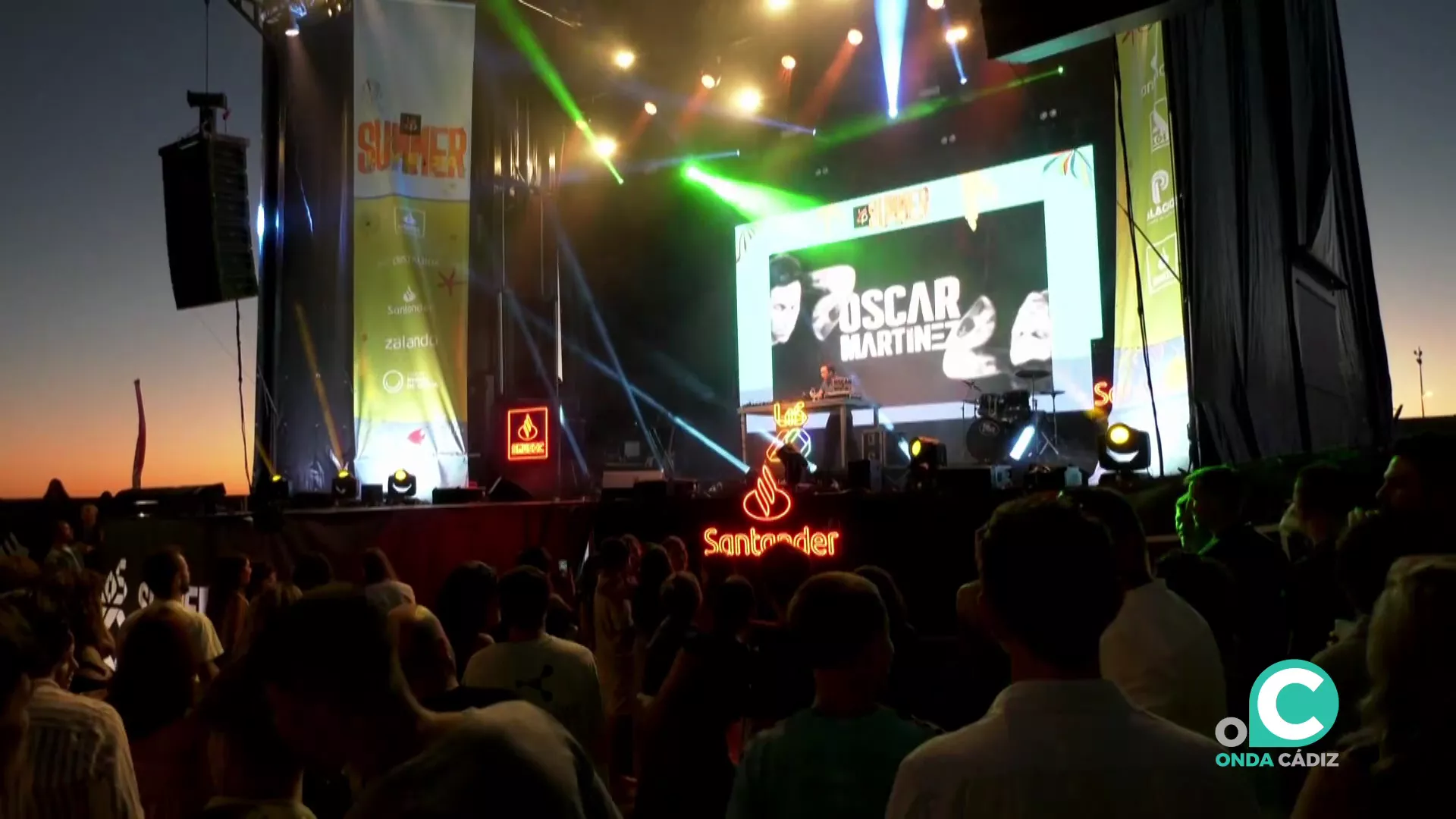 Imagen de uno de los conciertos celebrados en la capital gaditana durante estos meses estivales Imagen de uno de los conciertos celebrados en la capital gaditana durante estos meses estivales