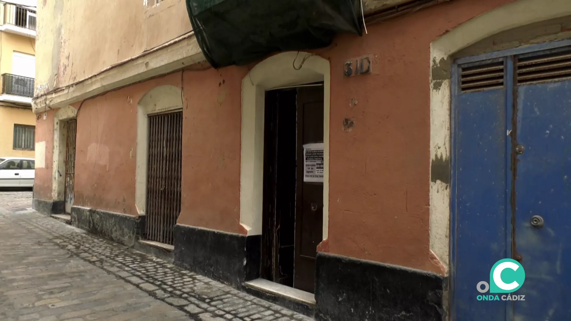 Fachada del inmueble situado en el centro de la ciudad