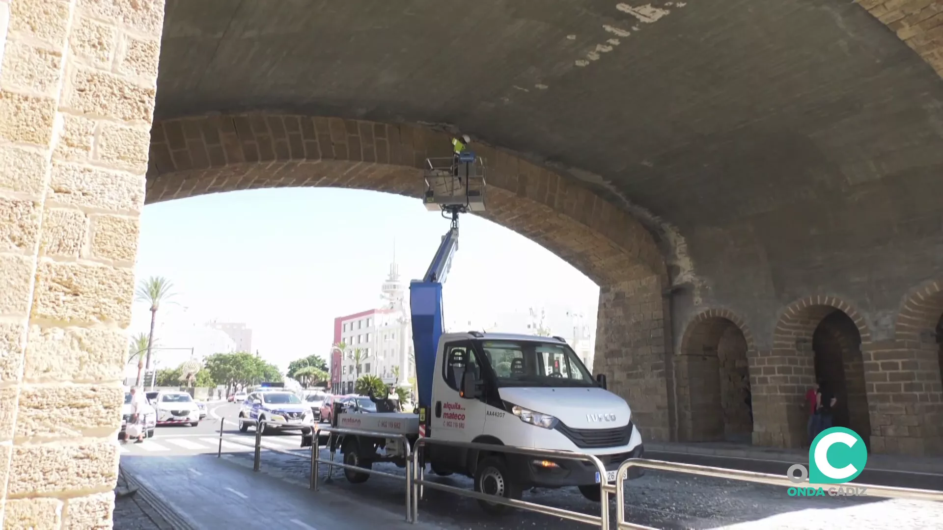 El pasado martes se acometieron obras de emergencia en el entorno histórico