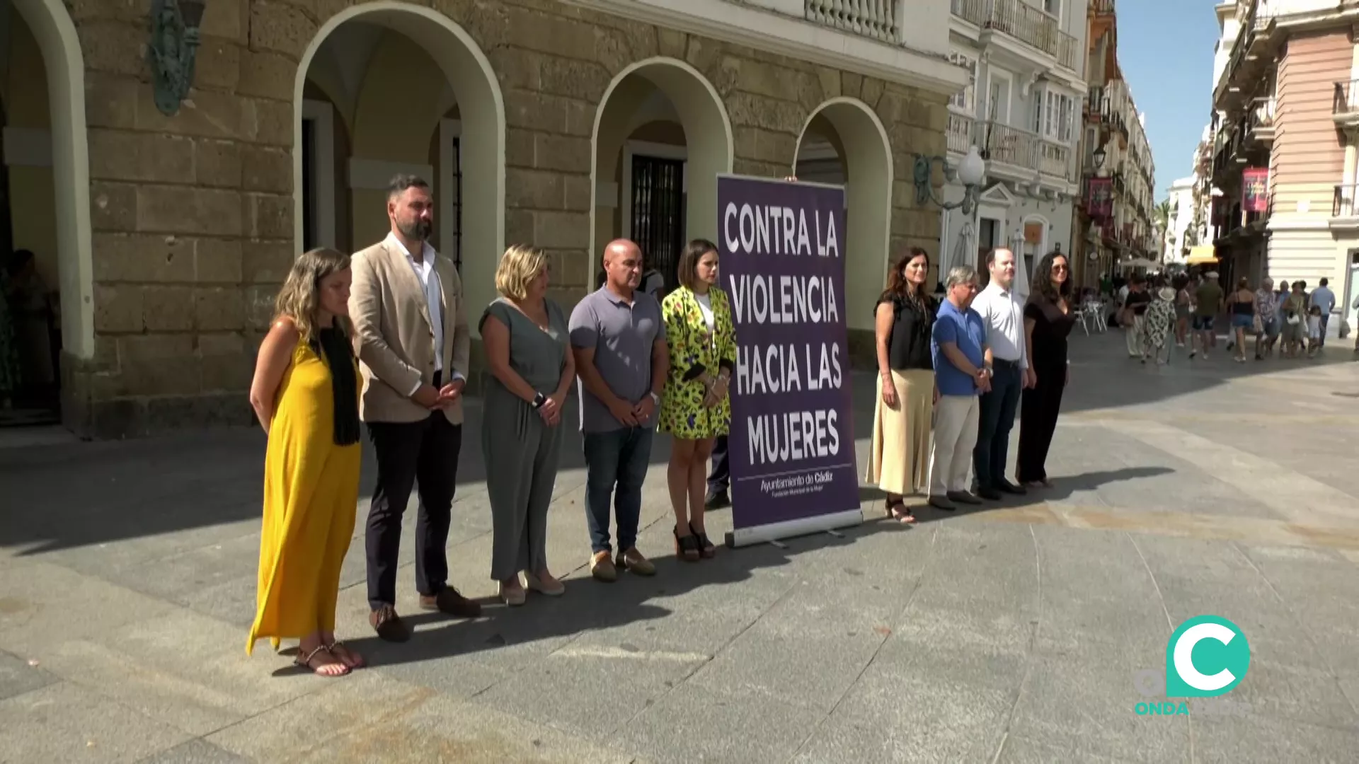 La plaza de San Juan de Dios escenario de la repulsa del luctuoso suceso