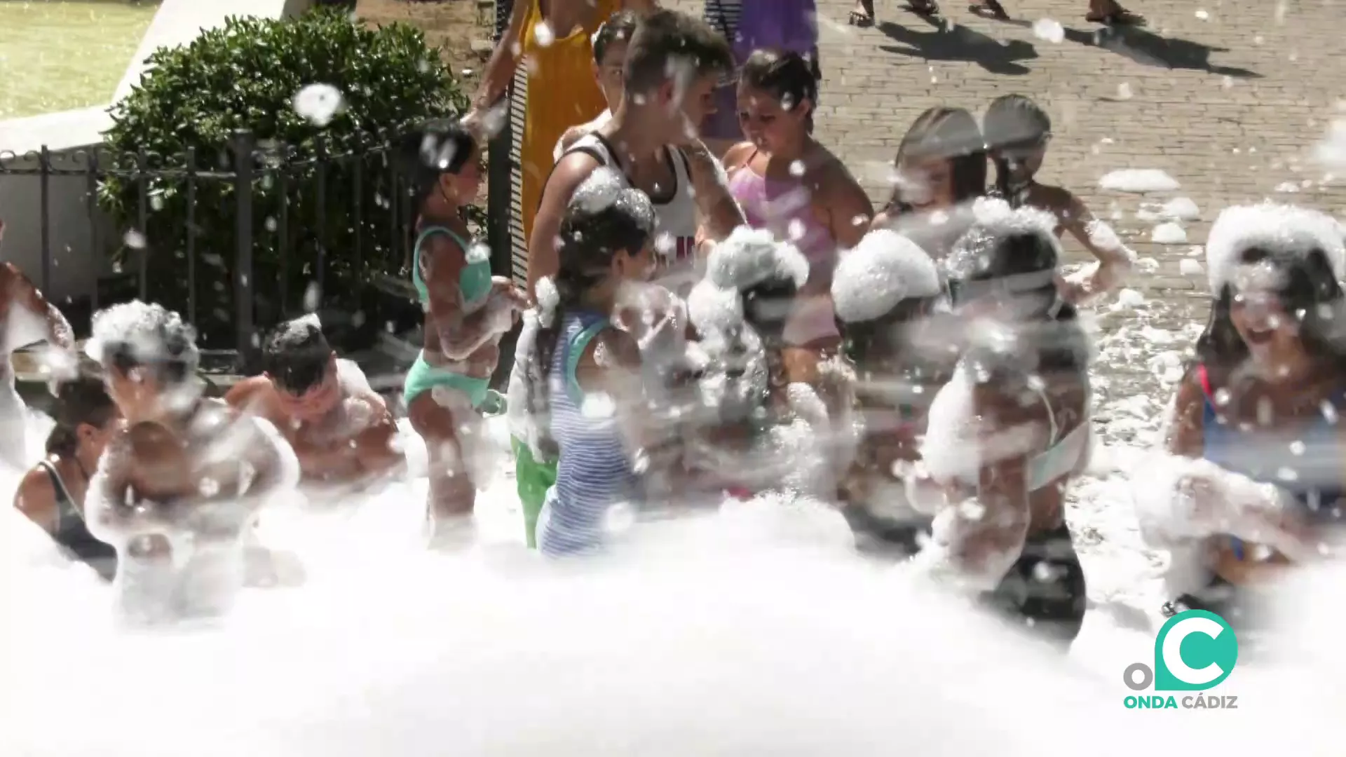 Los niños fueron los protagonistas de la diversión el pasado domingo en la plaza de San Lorenzo 