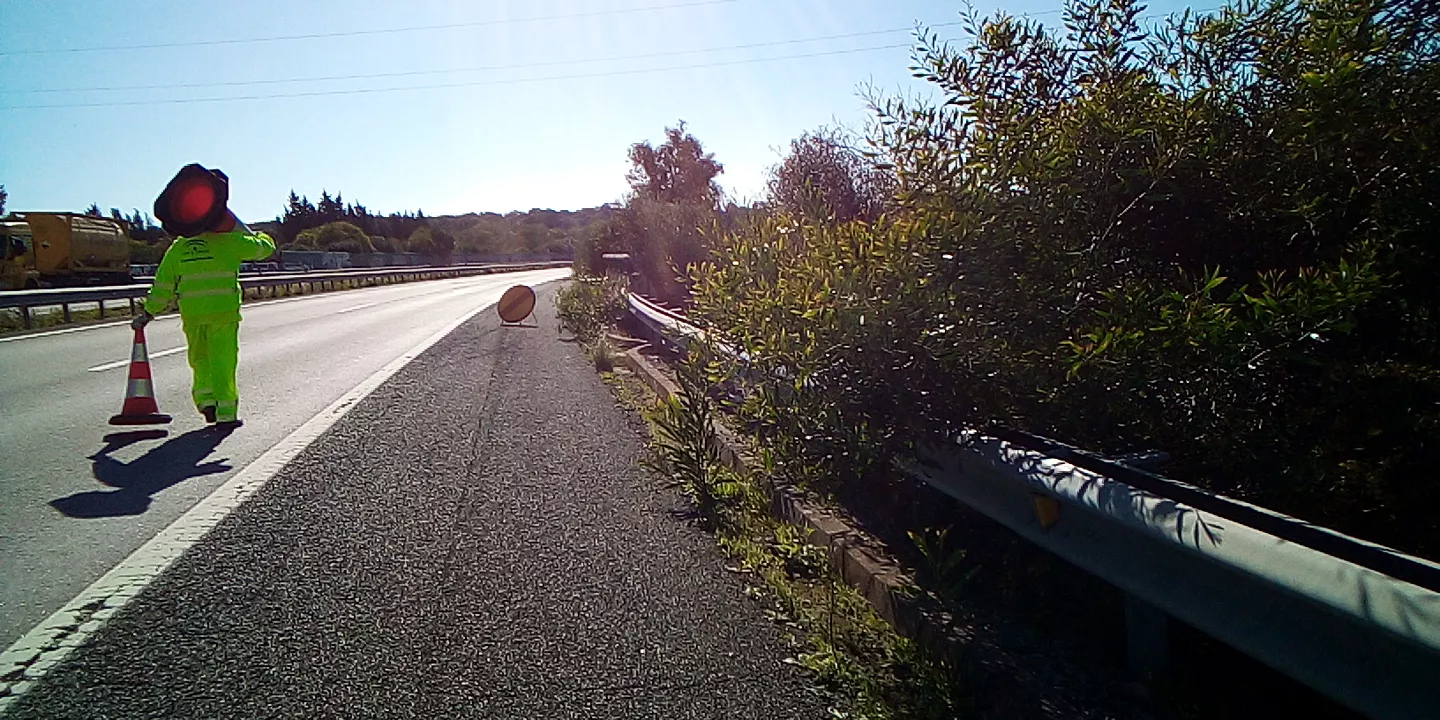 Una imagen de una de las carreteras de la provincia.