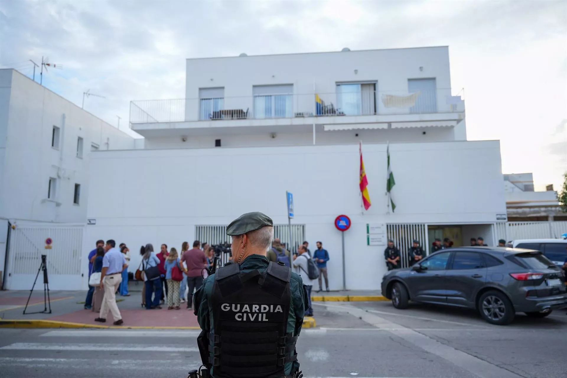 Entrada de los juzgados de Barbate 