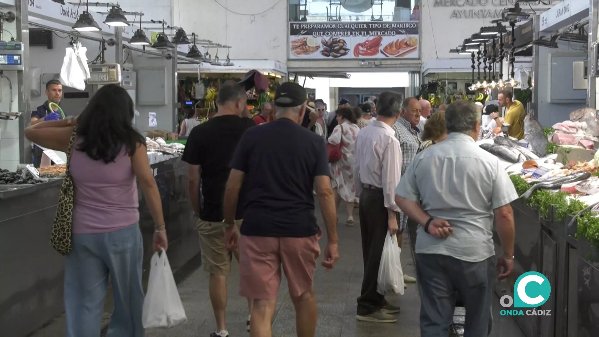 Imagen del Mercado Central de Abastos de Cádiz. 