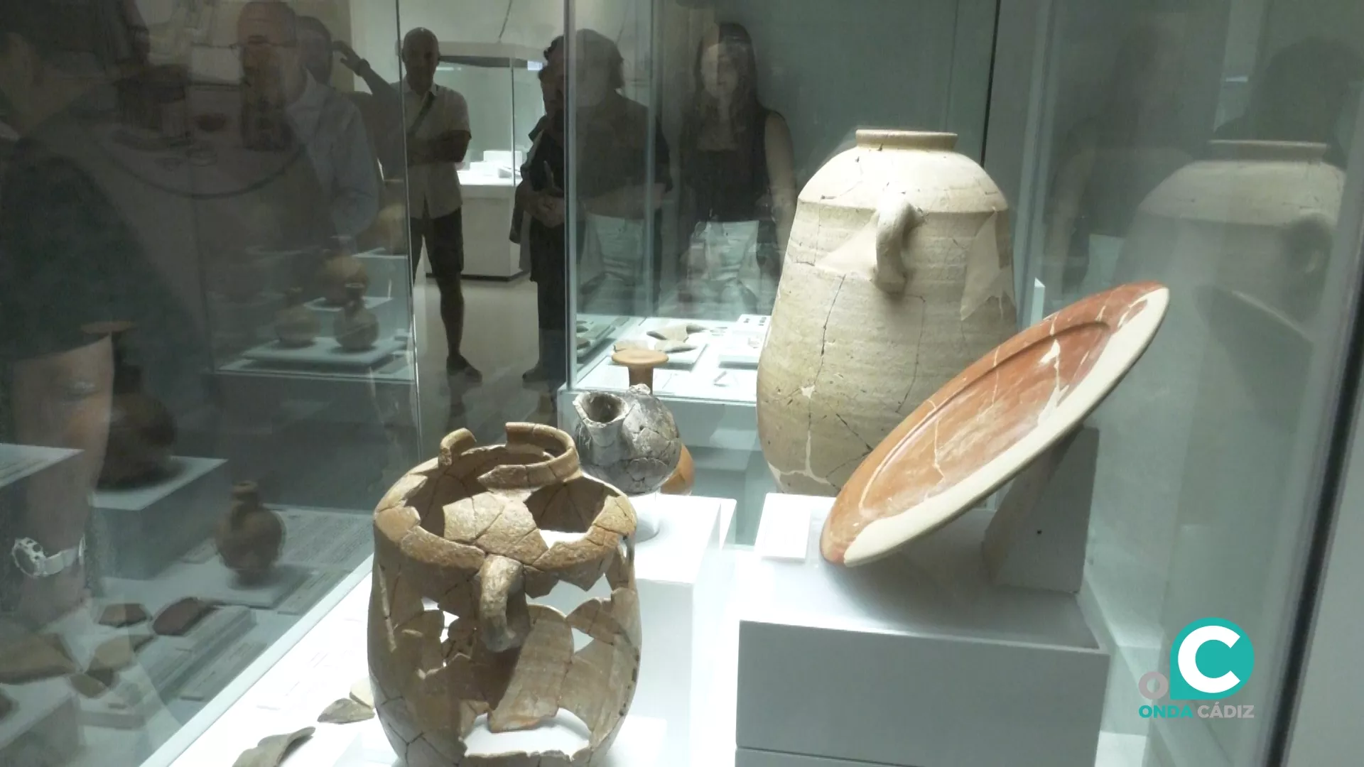 Algunas de las piezas señeras de la época fenicia con las que cuenta el Museo de Cádiz. 