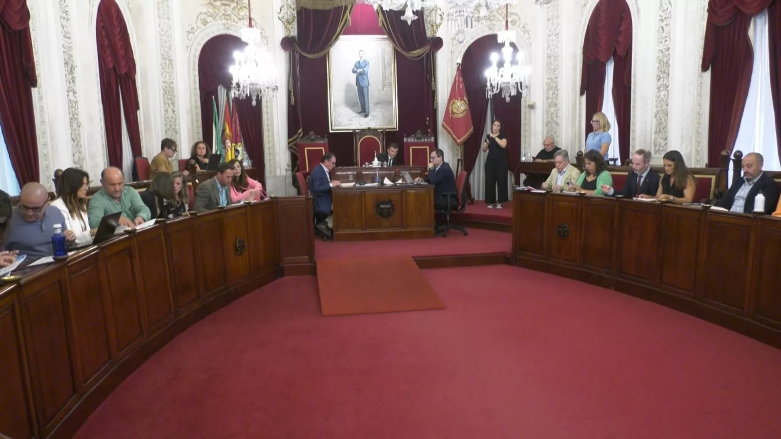 Pleno ordinario del Ayuntamiento de Cádiz correspondiente al mes de septiembre. 