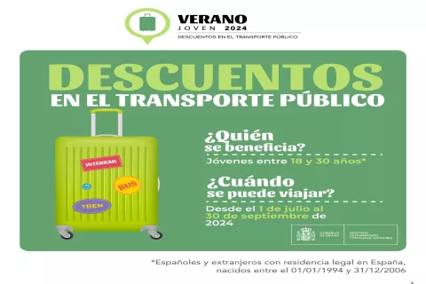 Cartel del programa "Verano joven 2024". Cartel del programa "Verano joven 2024".