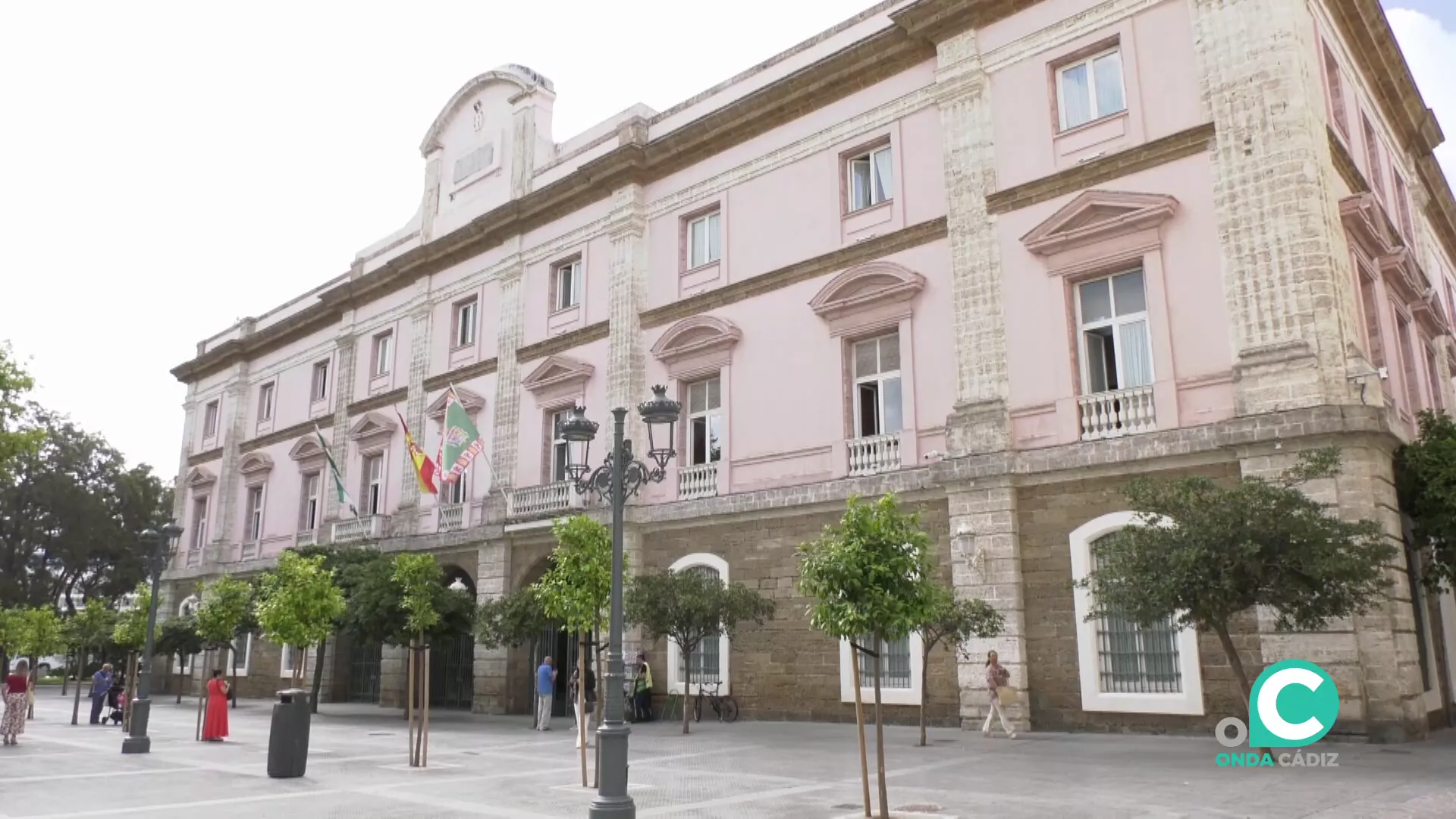 Fachada de la Diputación Provincial de Cádiz