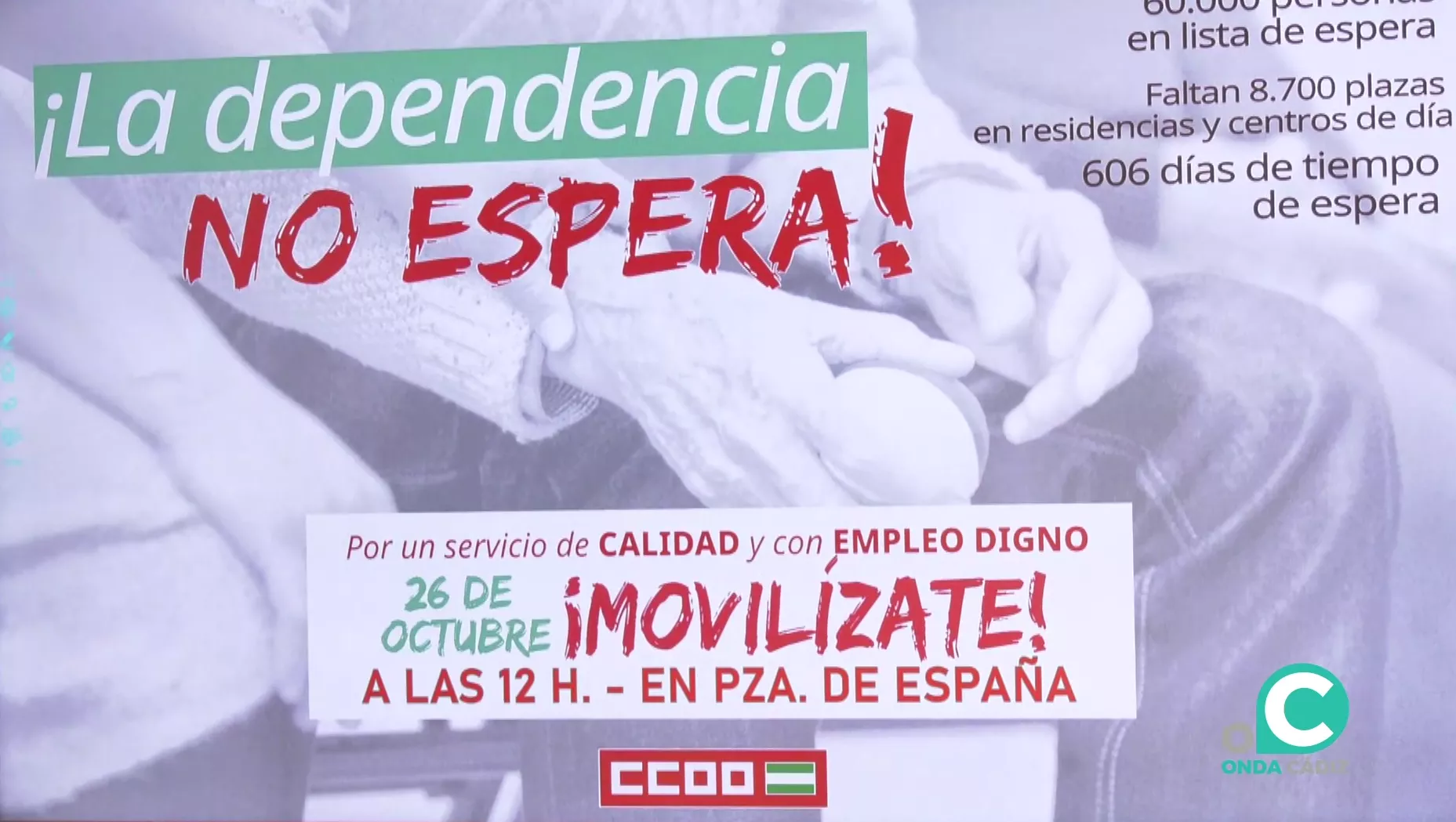 Detalle del cartel de la convocatoria presentado este miércoles