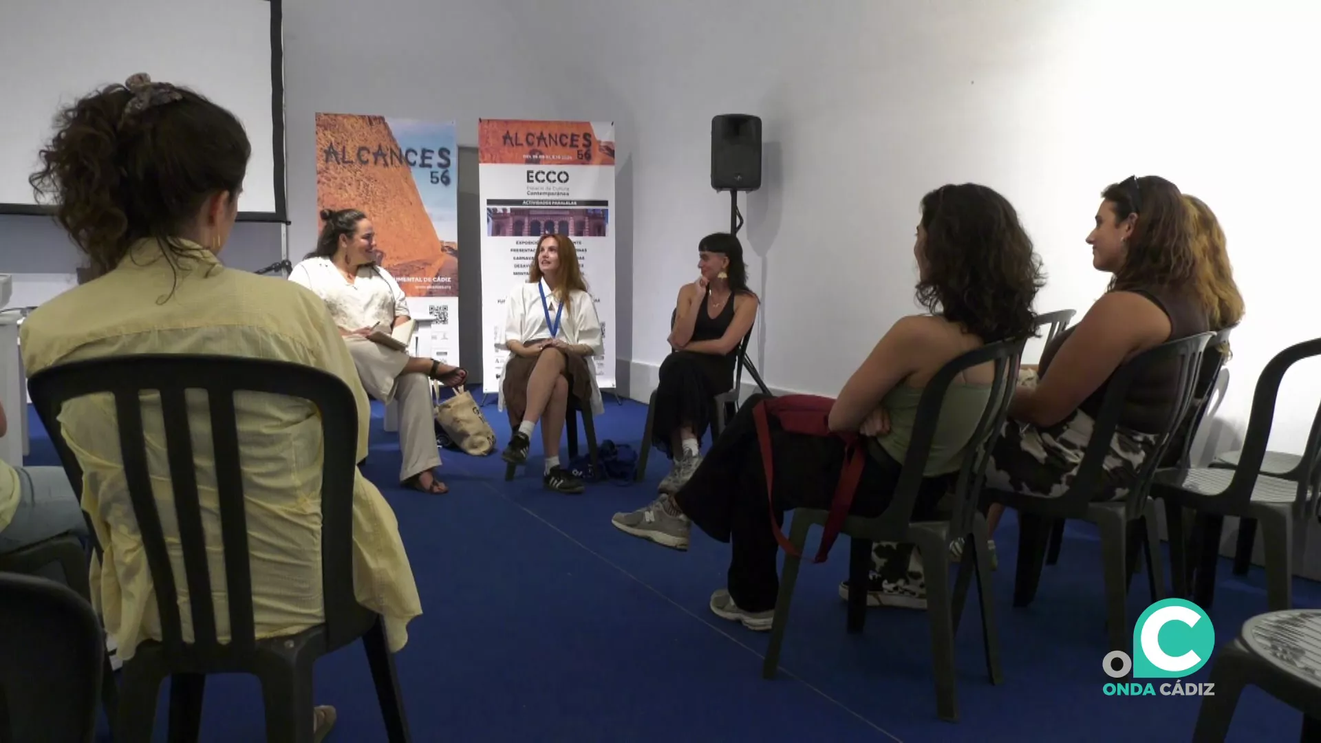 Encuentro de "Mujeres que documentan el mundo" celebrado en el ECCO. 