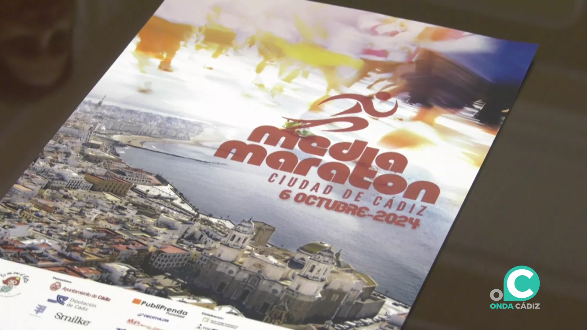 Imagen de la presentación de la I Media Maratón Ciudad de Cádiz.