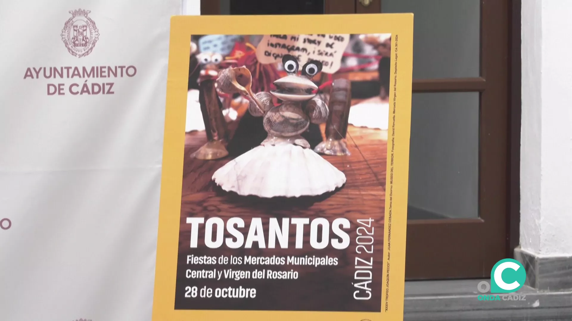 Presentación del cartel anunciador y de la pregonera de Tosantos 2024, Mirian Peralta.