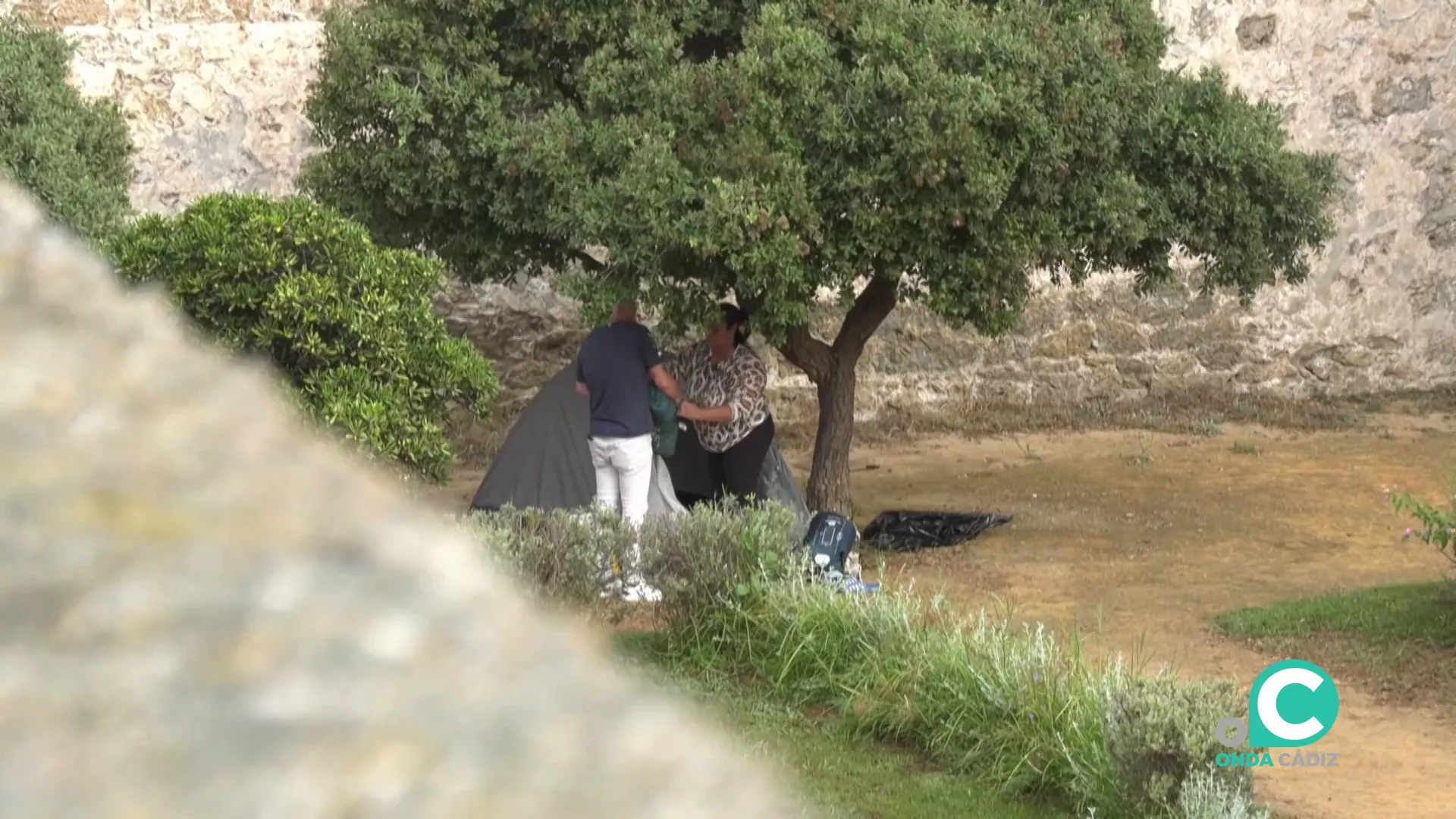 Los fosos de Puerta Tierra donde fue localizado el cadaver de una persona de 46 años el pasado lunes