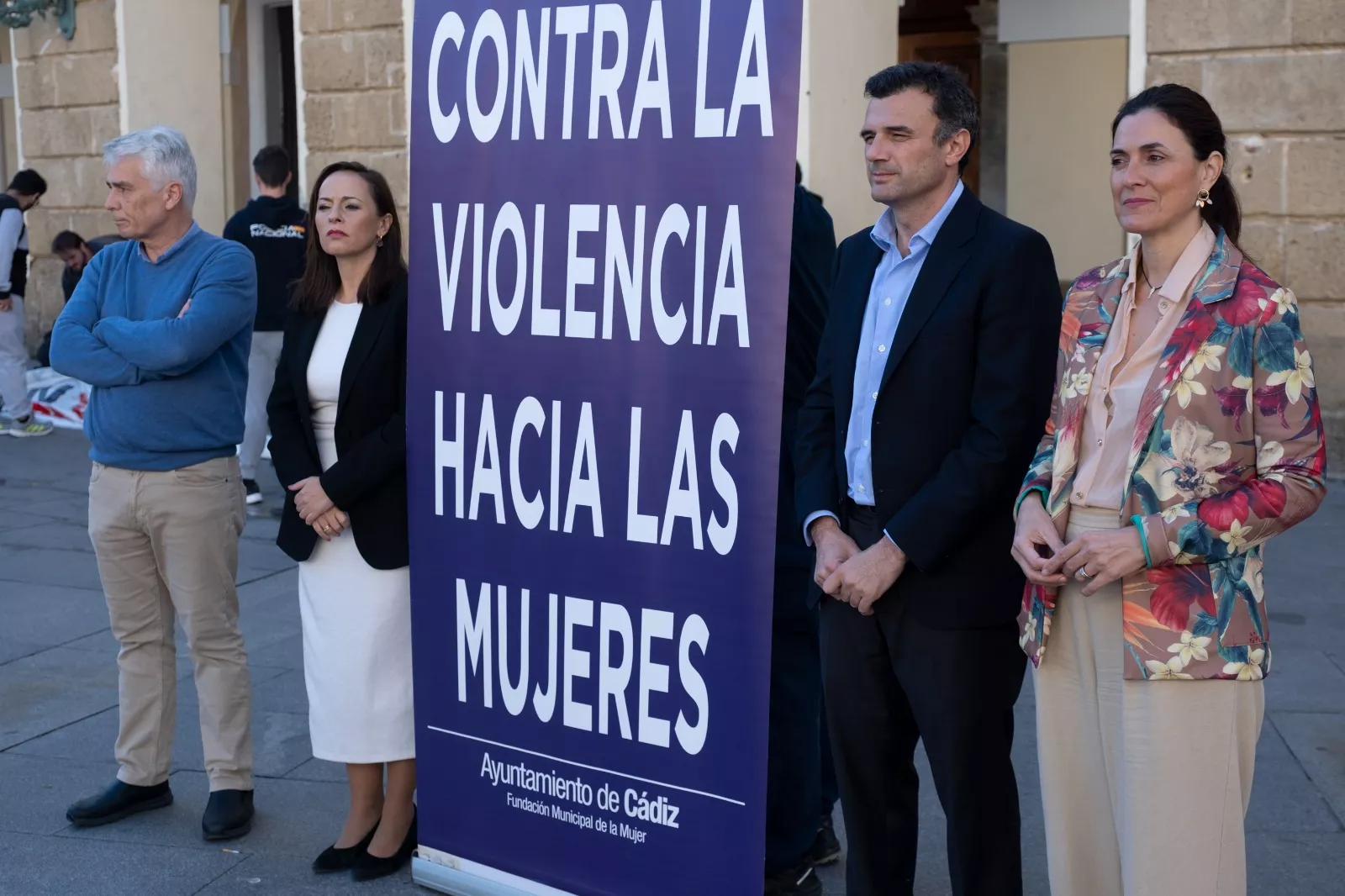 Minuto de silencio guardado este martes en San Juan de Dios. 