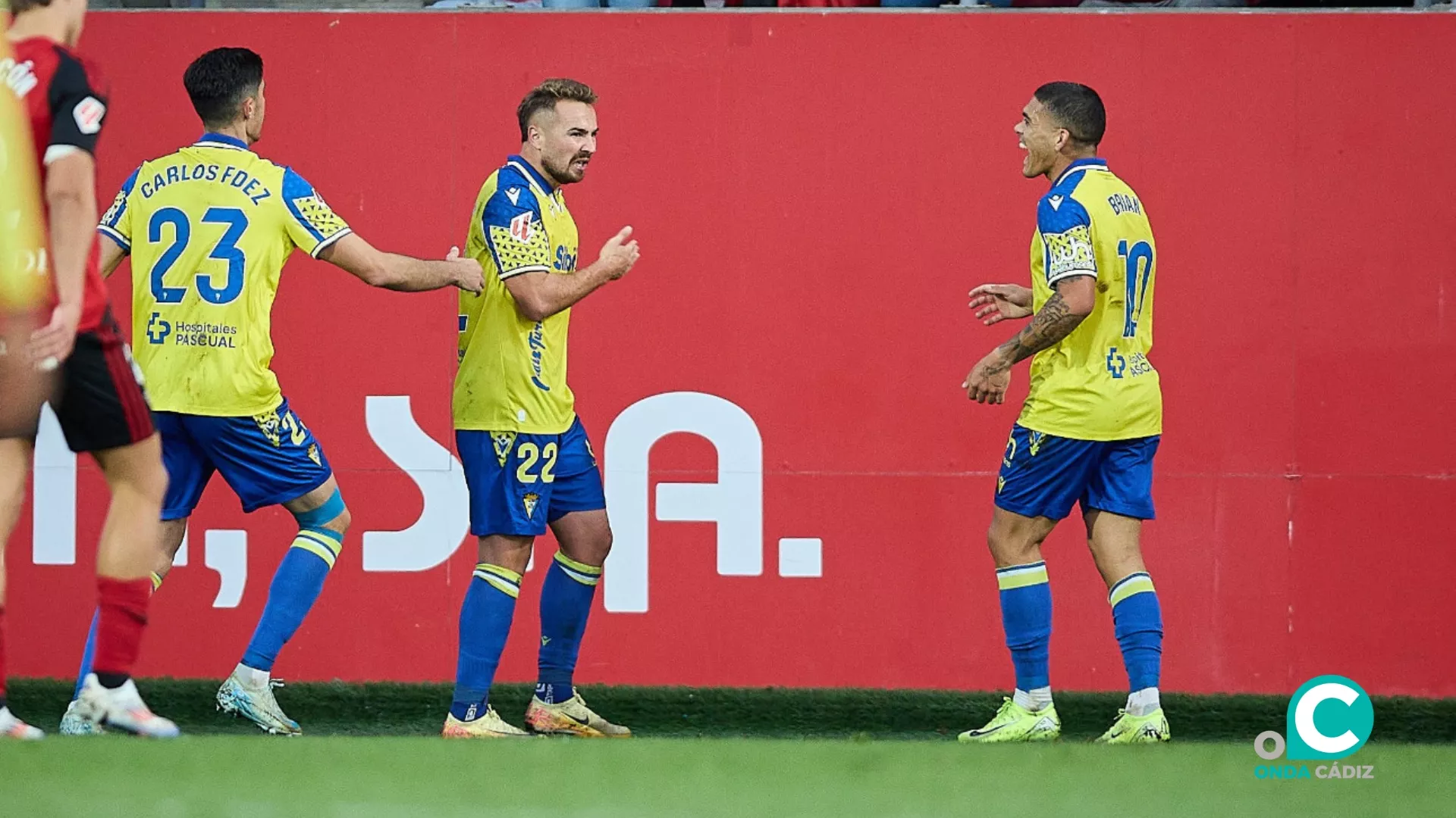 Ontiveros celebra uno de los tantos en Anduva (Foto: La Liga)