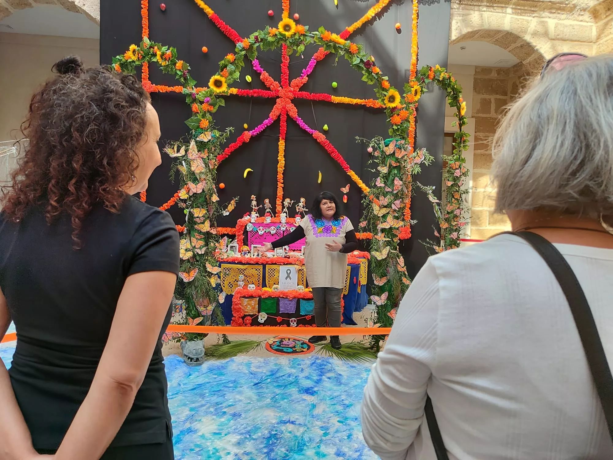 Este altar estará abierto al público durante la próxima semana