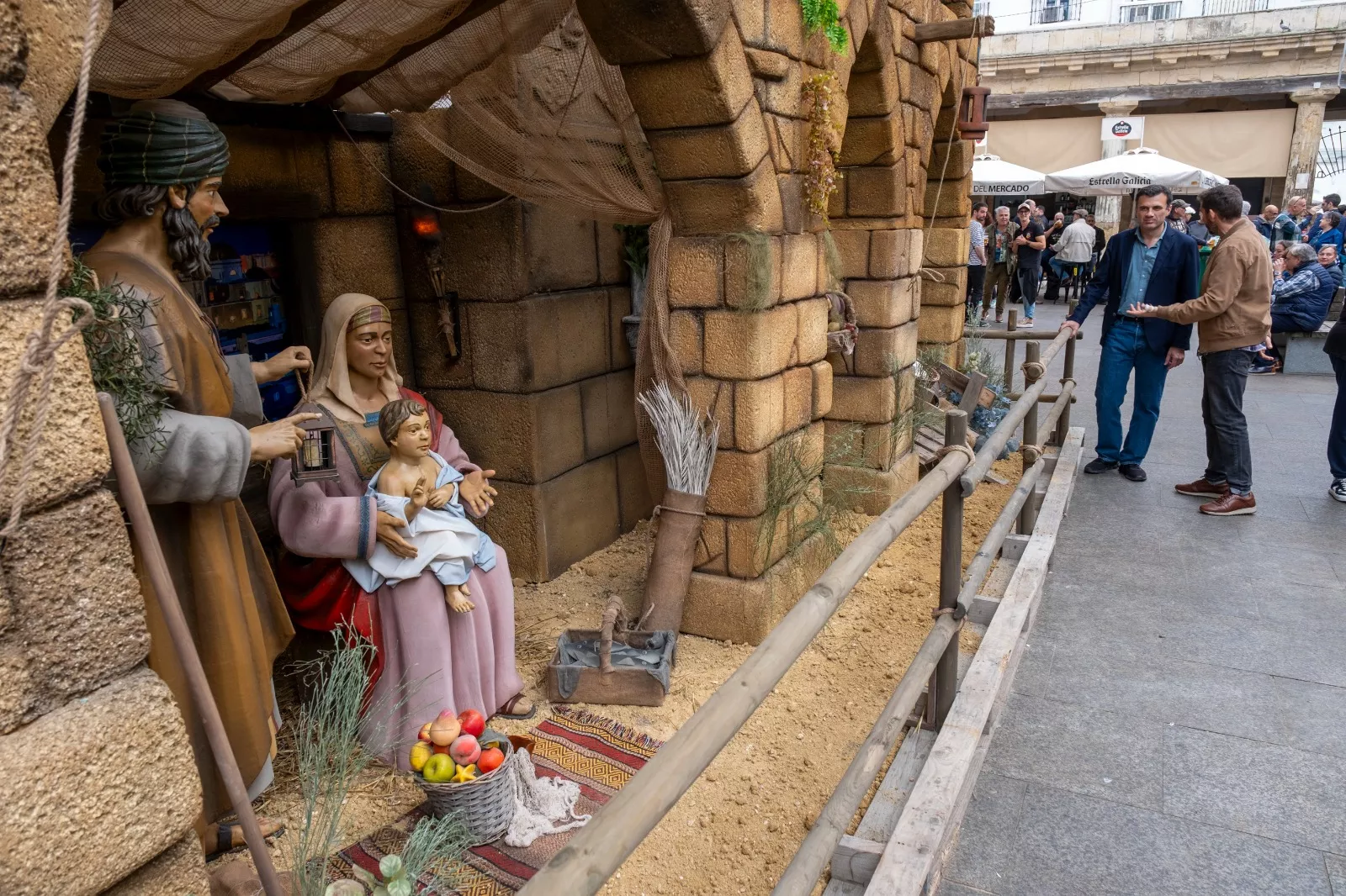 Este Nacimiento es obra de Manuel Jesús Sánchez