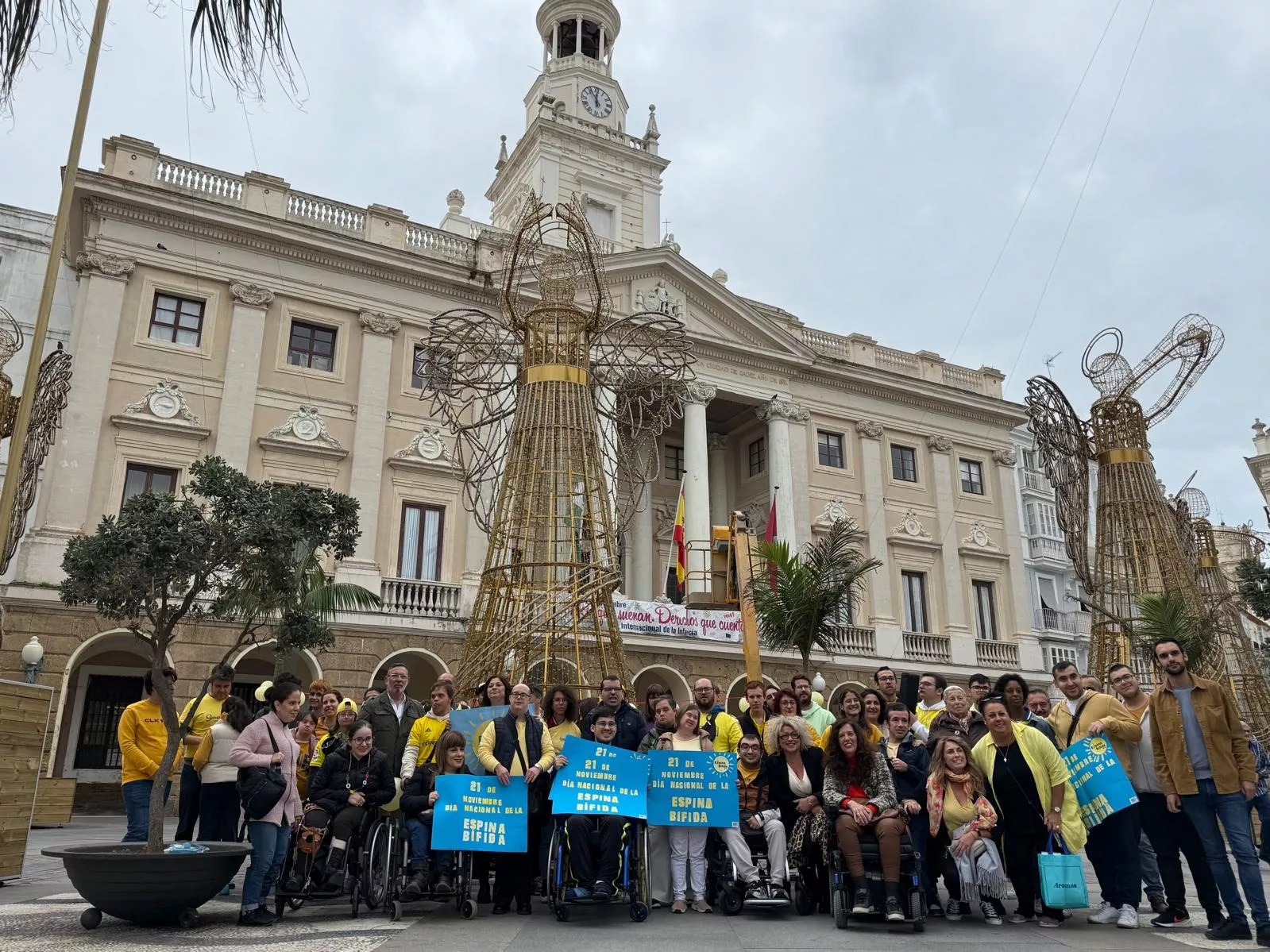 Manifiesto en San Juan de Dios por el Día Nacional de la Espina Bífida. 