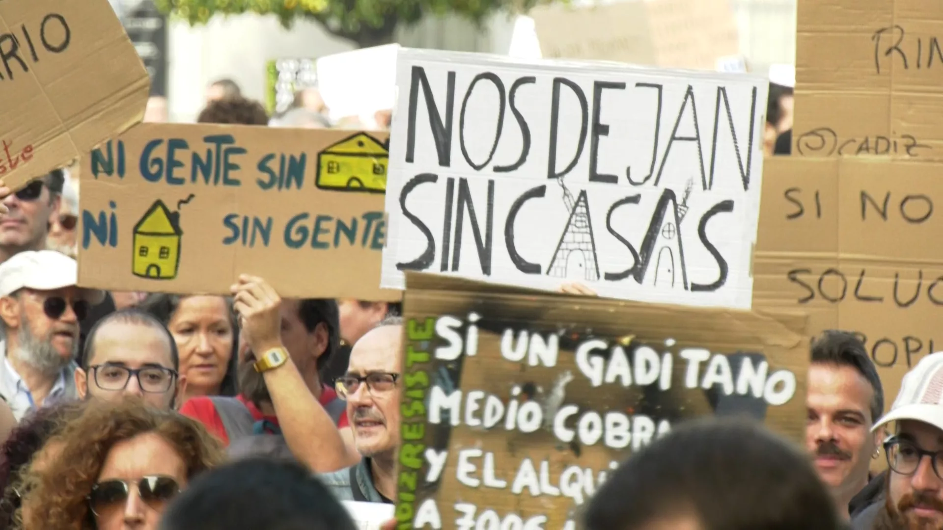 La manifestación ha recorrido las calles más frecuentadas por los turistas.