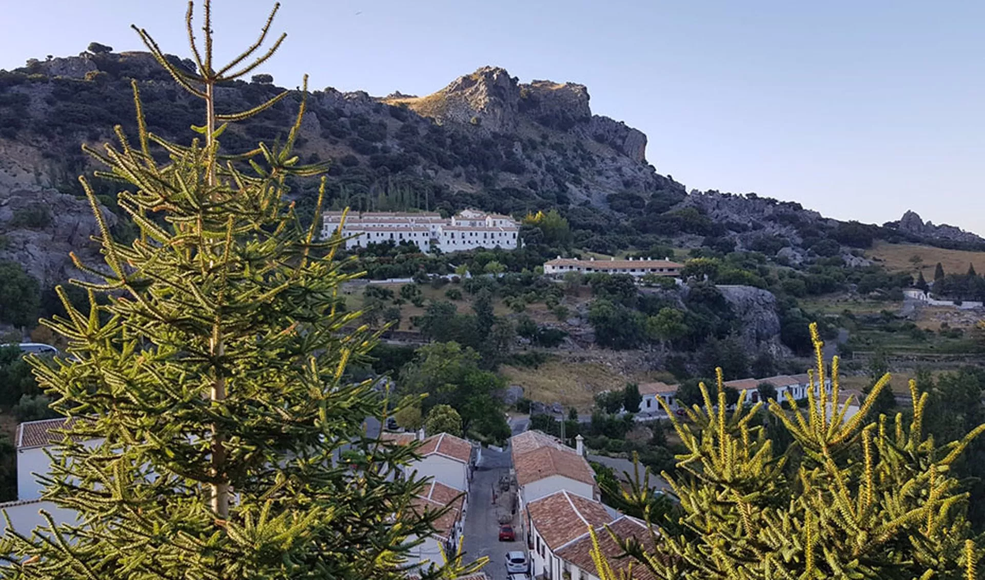 Vista panorámica de la localidad de la serranía gaditana