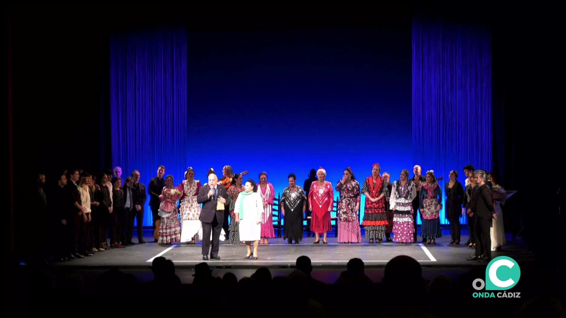 Un momento de la gala que contó con cerca de medio centenar de artistas flamencos