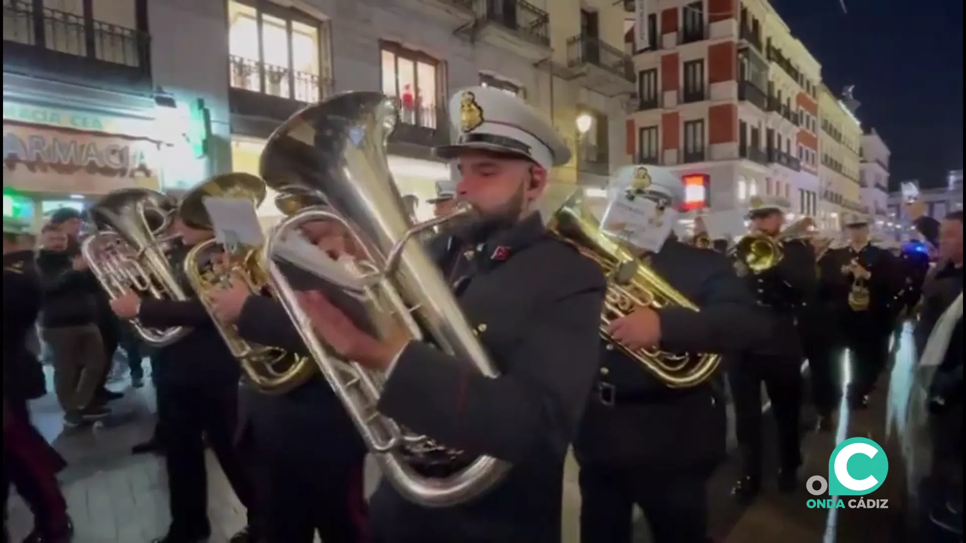 La Banda de Cornetas y Tambores Rosario de Cádiz en una imagen de archivo