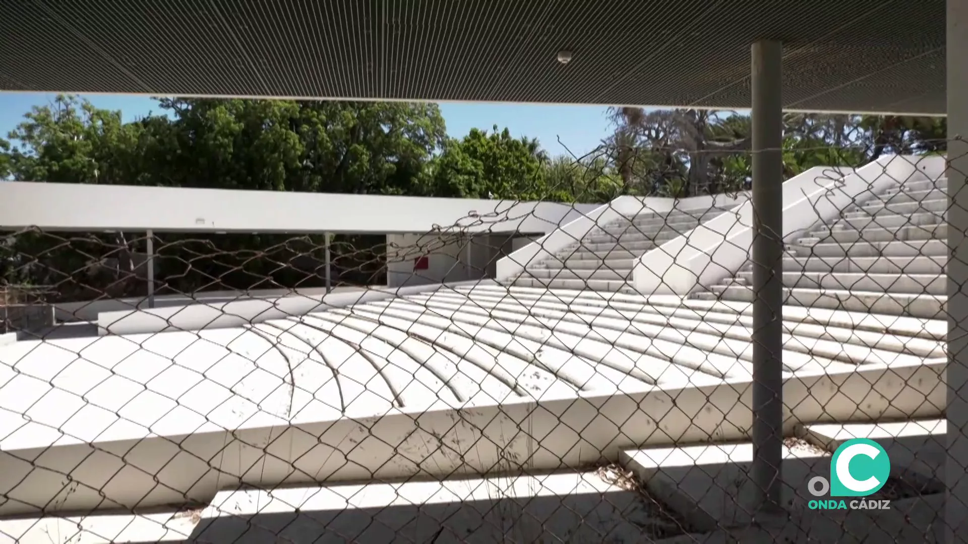 Imagen de archivo del antiguo auditorio Jose Maria Pemán en los jardines de Genovés 