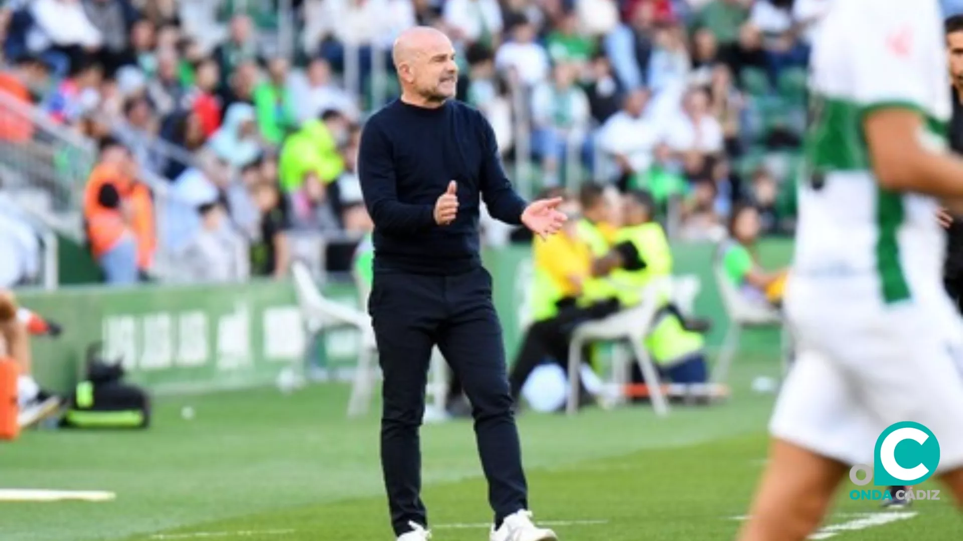 Paco López en su último encuentro como técnico cadista (Foto: Cádiz CF)