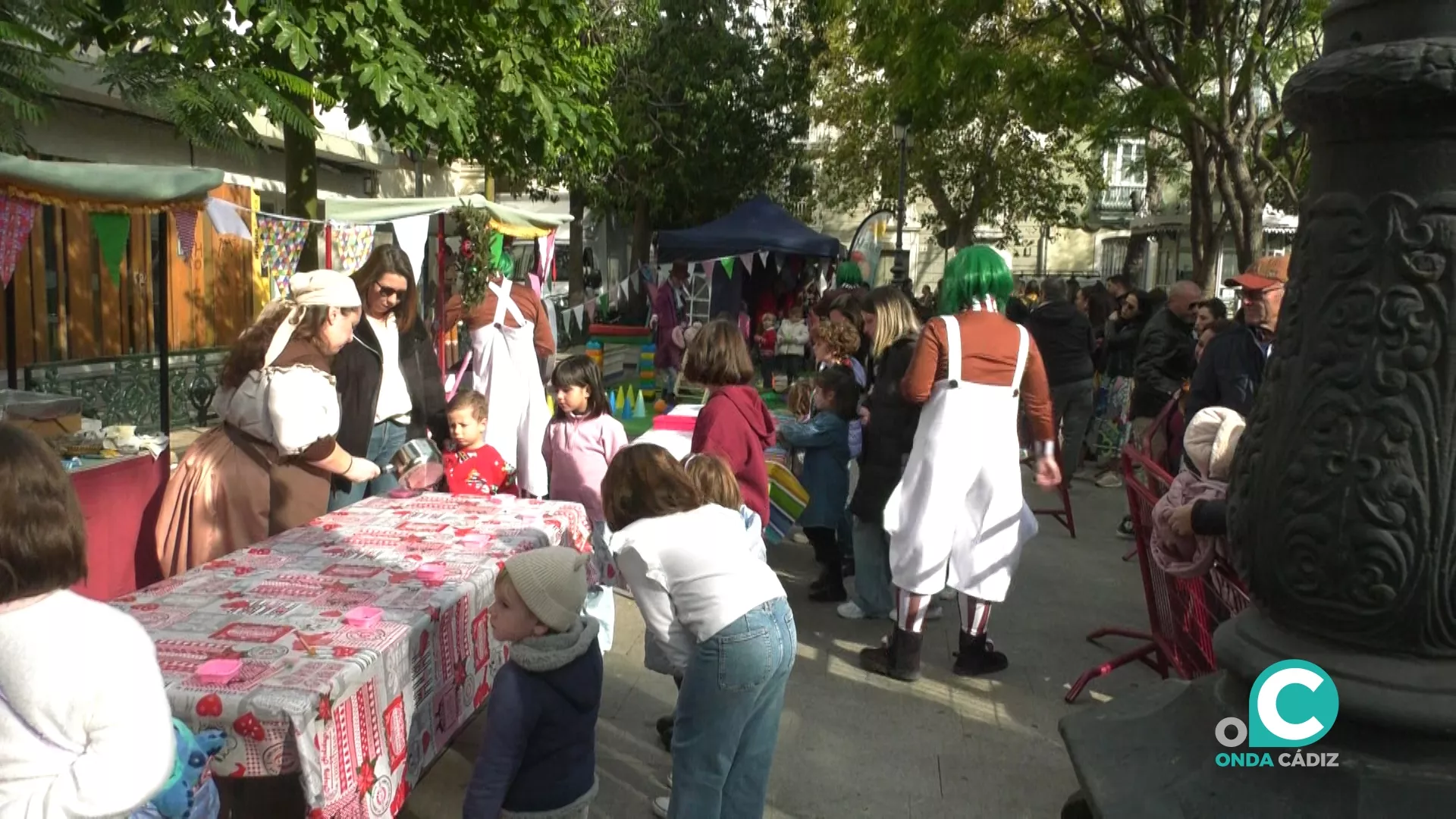 Imagen de la jornada en la Plaza de Mina 