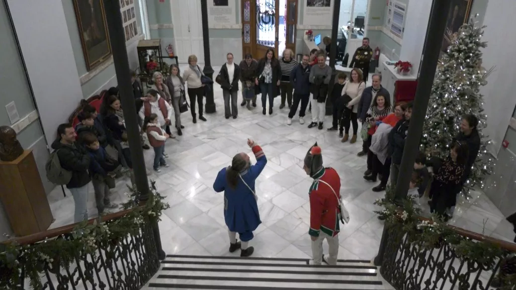 La Navidad en el museo y el pavo relleno de ostiones.