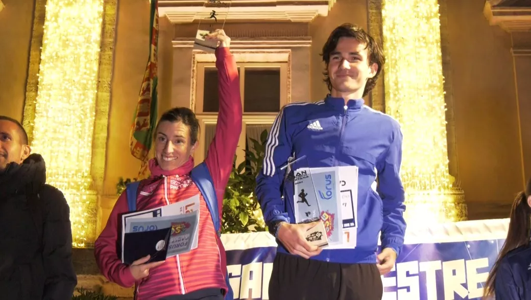 Antoine Godin y Tamara Pérez se hacen con la VII San Silvestre Gaditana.