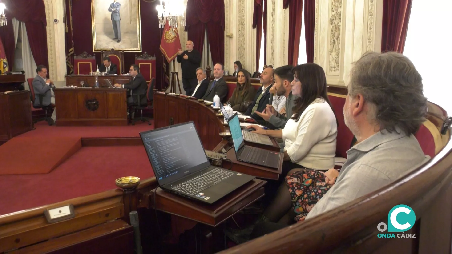 Sesión ordinaria plenaria del Ayuntamiento de Cádiz. Sesión ordinaria plenaria del Ayuntamiento de Cádiz.