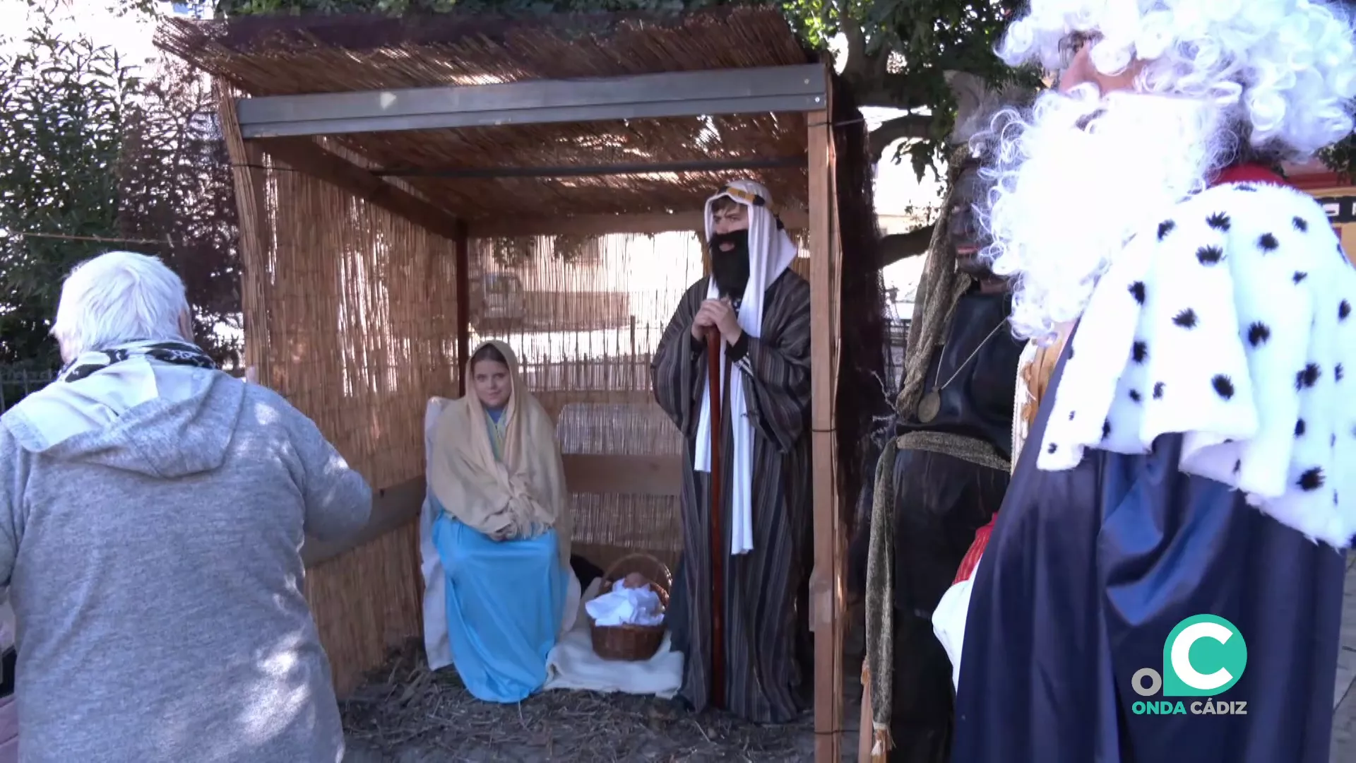 Una de las escenas recreadas en el barrio marinero de la capital gaditana